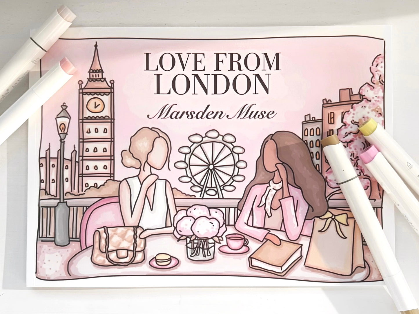 ‘Love From London’ Colouring Book
