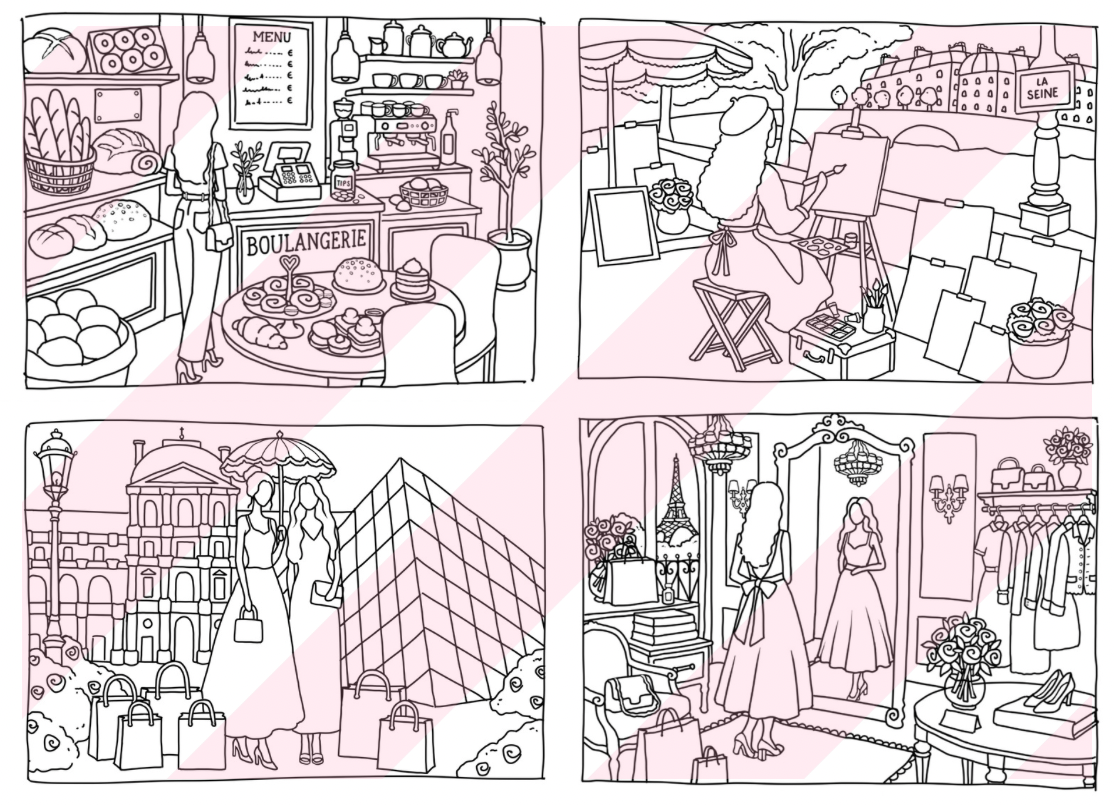 ‘Parisian Chic’ Digital Downloads