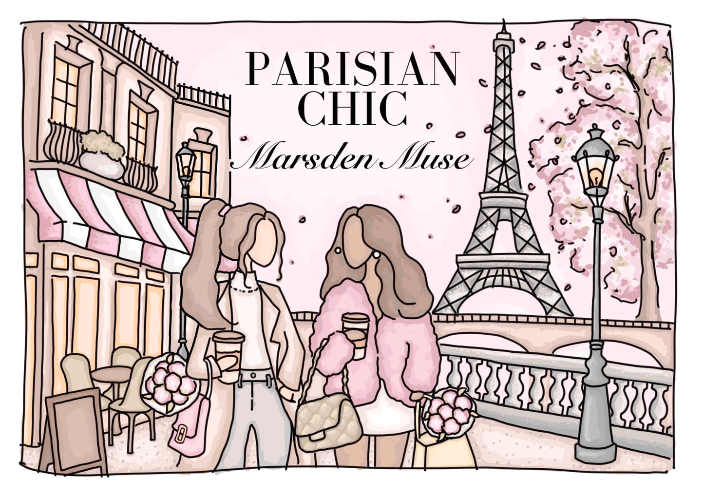 ‘Parisian Chic’ Marsden Muse Colouring Book