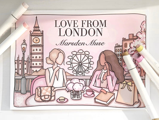 ‘Love From London’ Colouring Book